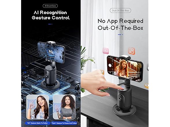 MQOUNY Auto Tracking Phone Holder