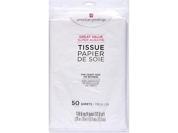 American Greetings White Tissue Paper