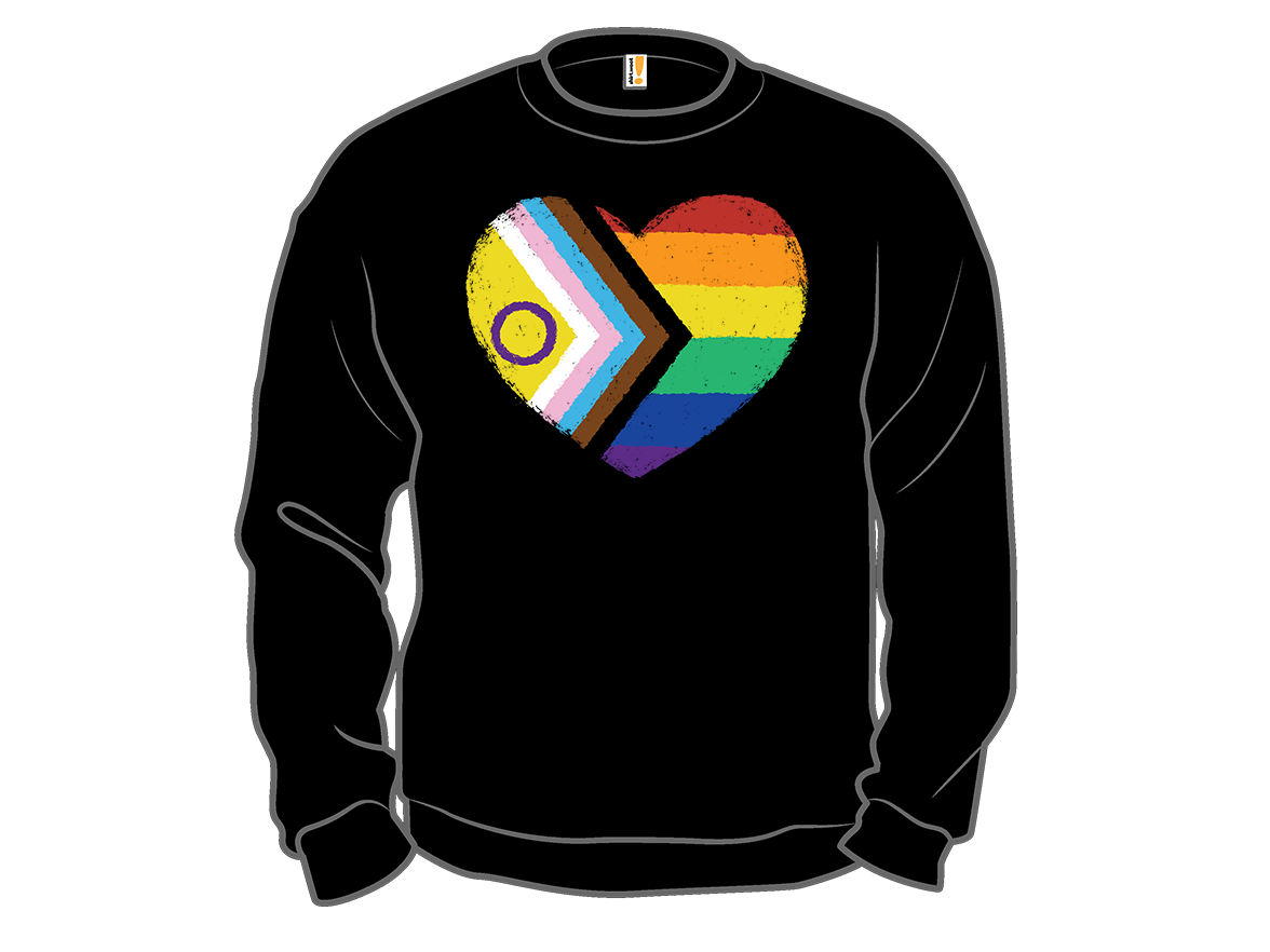 Progress Pride Flag Heart - Gallery 14