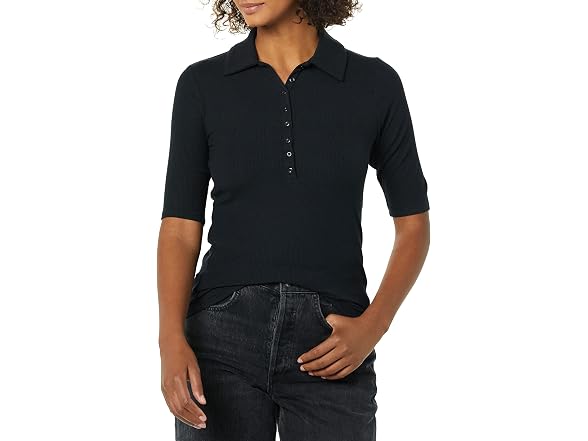 Amazon Essentials Women (XS) Daily Shirt Black