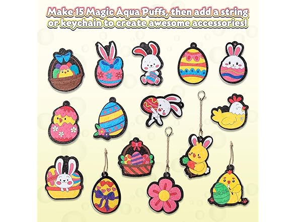 BoxNoble Magic Aqua Puffs 3D Art Craft Kits