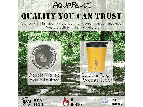 Travel Coffee Mug, 16 Ounces, Marigold Yellow