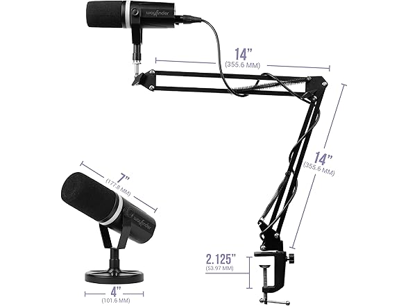 Wayfinder USB/XLR Dynamic Microphone