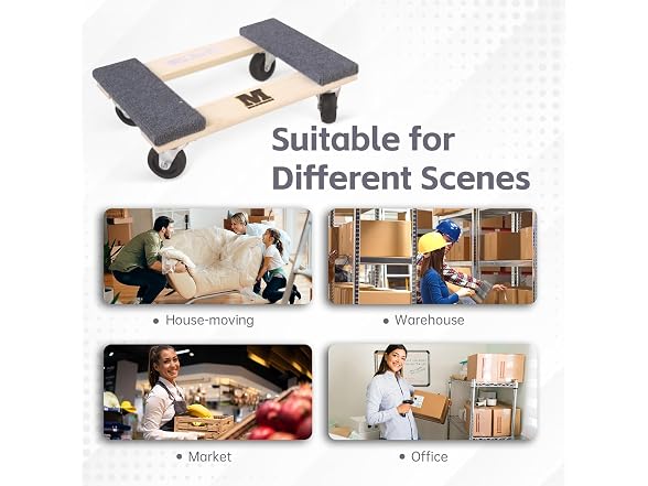 MaxWorks Furniture Moving Dolly 2-Pack