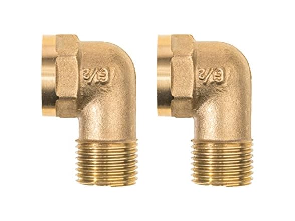 DuraSteel Wall Mount Faucet 90-Degree Elbow