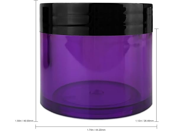 PANA Beauticom Jars with Flat Top Lids