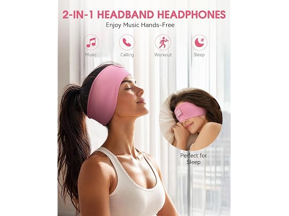 Sleep Headphones Bluetooth Headband