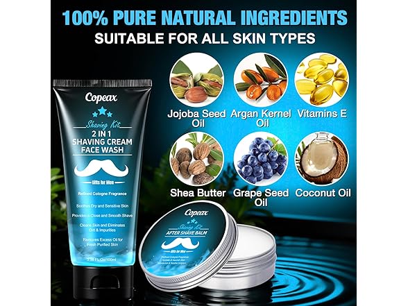 Shaving Kit for Men Sensitive Skin
