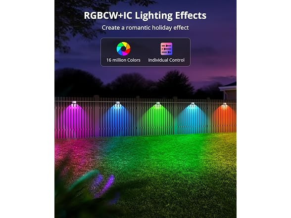 SMAVISTA Outdoor Deck Lights 8 Pack
