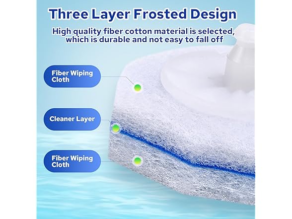 60pcs Disposable Toilet Brush Heads - Gallery 2