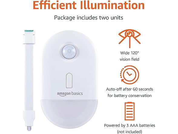 Amazon Basics Color Changing LED Toilet Bowl Light, 2PK