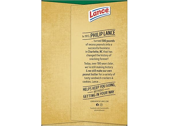 20PK Lance Sandwich Crackers, Cream Cheese & Chives