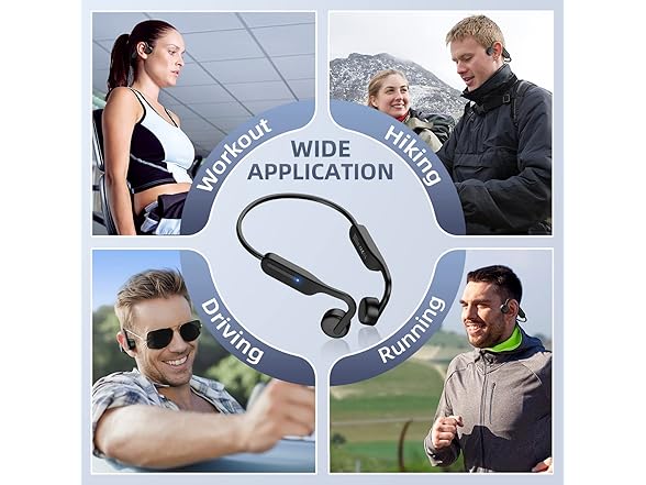 Bluetooth 5.4 Bone Conduction Headphones
