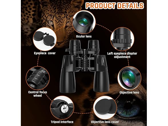 Sogries 10-30x50 Military Binoculars