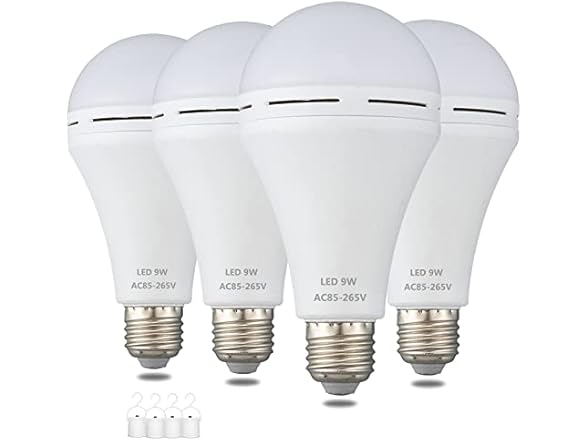 Rechargeable LED Emergency Light 4-Pack