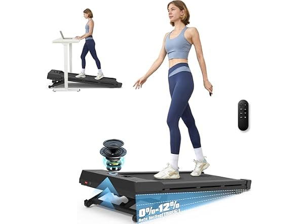 Walking Pad Treadmill 450 lb Capacity, Auto
