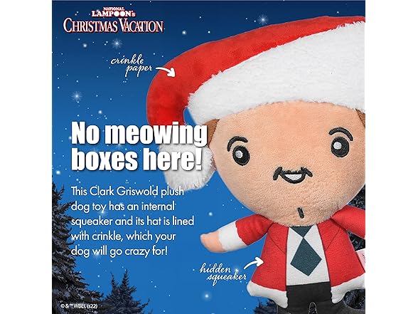 Clark Grisworld Plush Squeaker Dog Toy