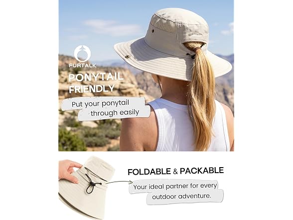 FURTALK Sun Hat with UV Protection