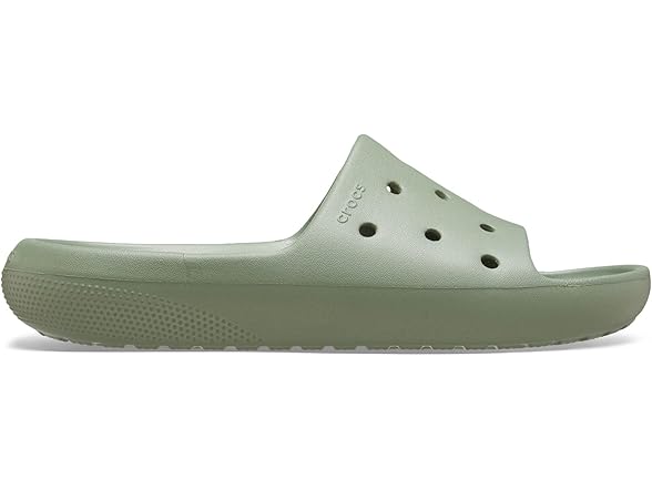 Crocs Classic V2 Unisex Slide Moss