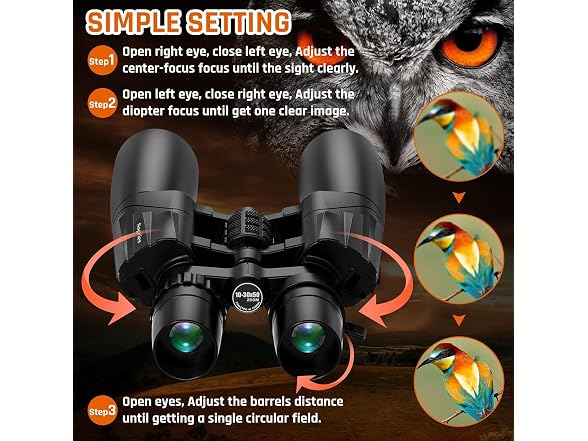 Sogries 10-30x50 Military Binoculars