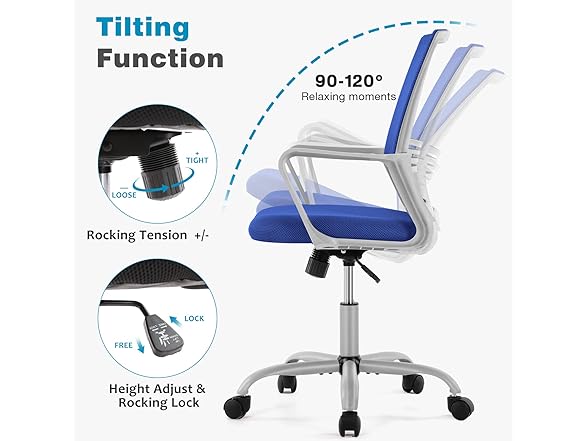 OLIXIS Ergonomic Home Office Chair - Rol