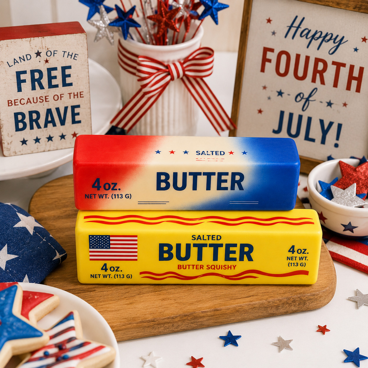 2-Pack Mystery USA Butter Squishy - Gallery 4