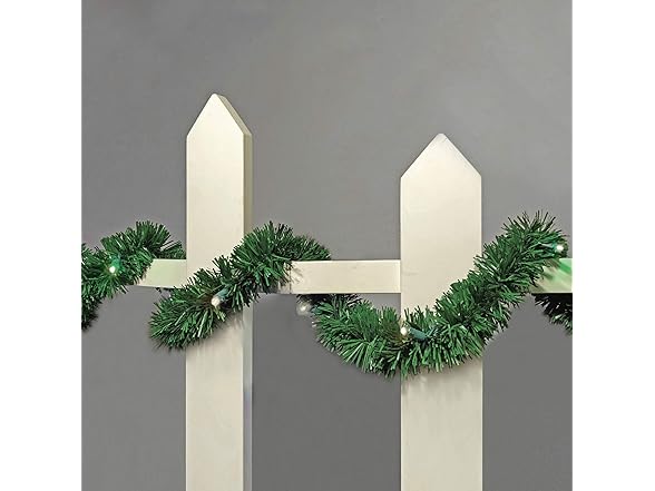 Brite Star 35 Lt 18 ft Little Lite LED Lighted Pine Garland
