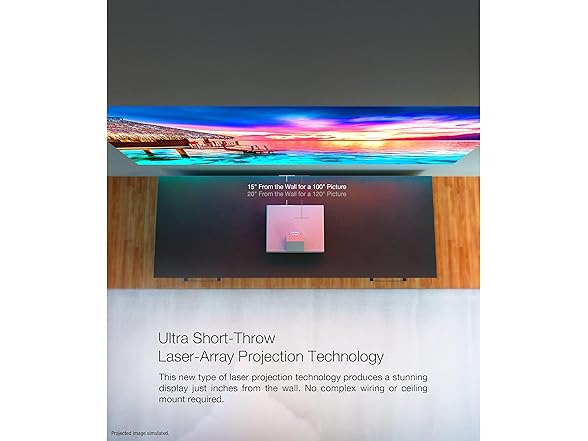 Epson EpiqVision Ultra LS500 Laser Ultra Short Throw Projector