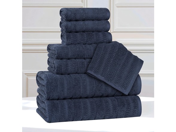 8 PC Navy Blue