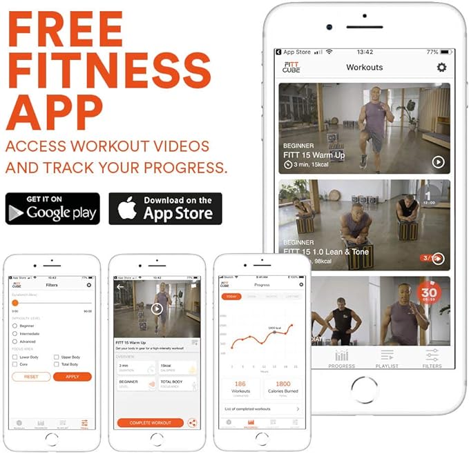 FITT Cube HIIT Machine - 2 Cords & 3 Bands - Gallery 11