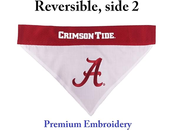 Pets First Collegiate Pet Accessories, Reversible Bandana