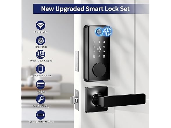 SnugSpot WiFi Fingerprint Smart Lock