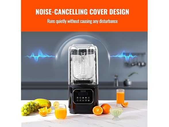 Professional Blender with Shield, Commercial