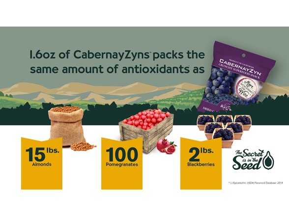 (8 Pack) Dark Chocolate CabernayZyn® Wine Grapes - Gallery 16