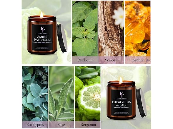Soy Candle Gift Set, 28oz 4-Pack