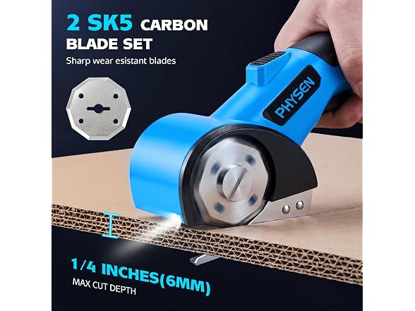 PHYSEN Electric Box Cutter for Cardboard