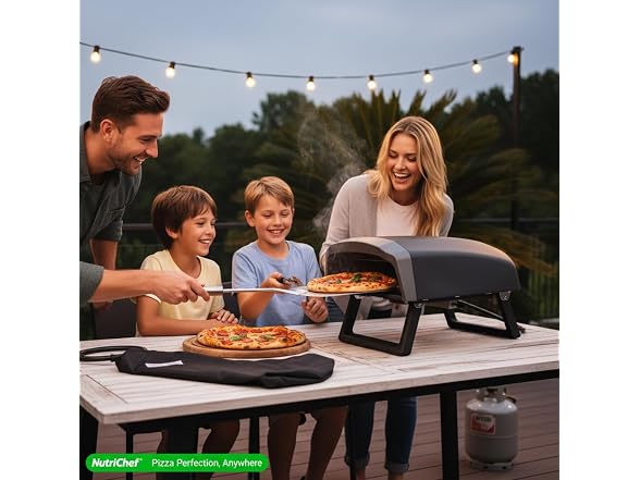 Nutrichef Outdoor Pizza Oven, Manual