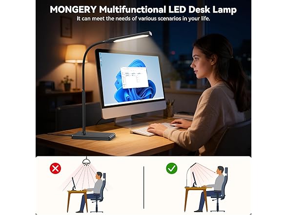 LINTYLE Touch Control Desk Lamp