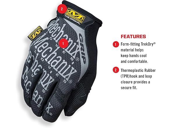 (3-Pairs) Mechanix Wear The Original® Gloves