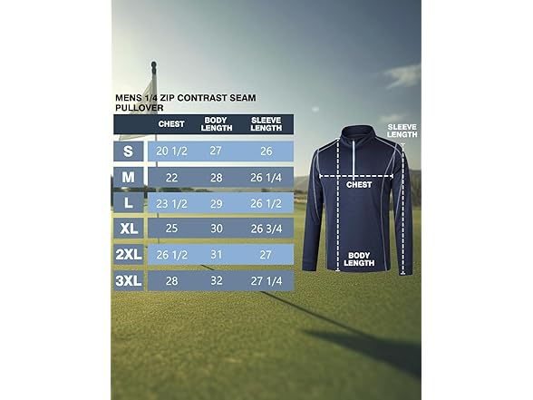 VAUTE Men's 1/4 Zip Pullover Shirts