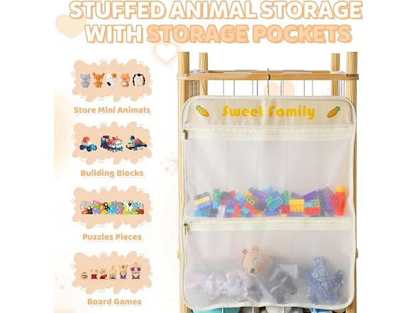 TOPHDY Stuffed Animal Storage