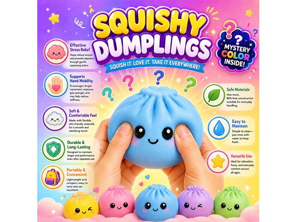 Twilight 2-Pack Squishy Sensory Toys Butter and Dumpling