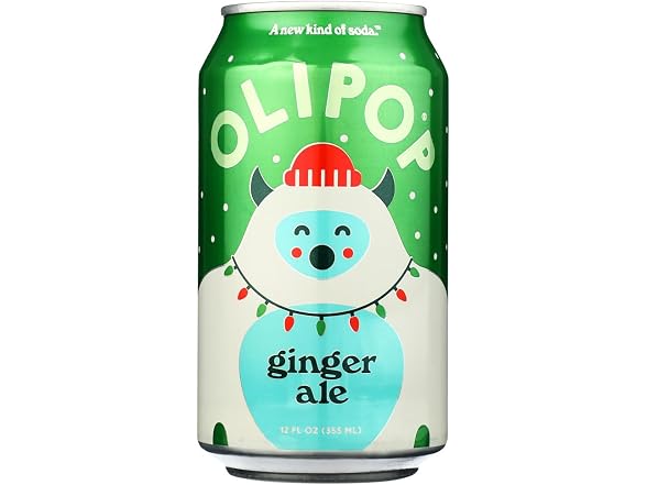 Olipop Ginger Ale Prebiotic Soda Sgl, 12