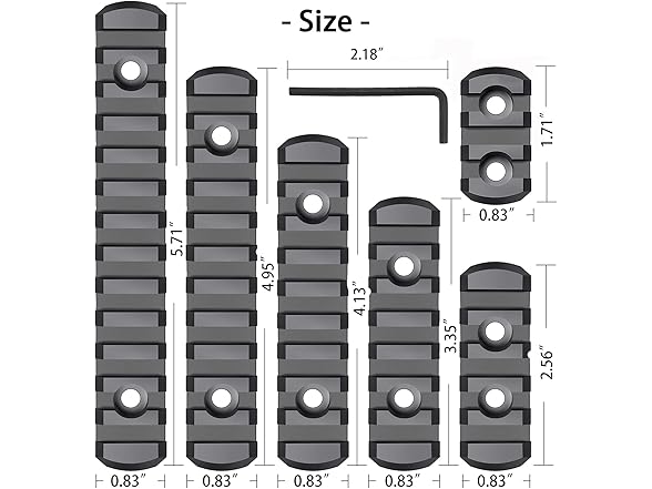 TOCNGAEK Polymer Picatinny Accessory Rail