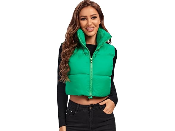 Fuinloth Women (XS) Car Coat Bright Green