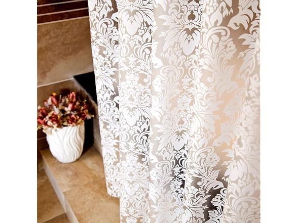 Clawfoot Tub Vintage Damask Shower Curtain Se
