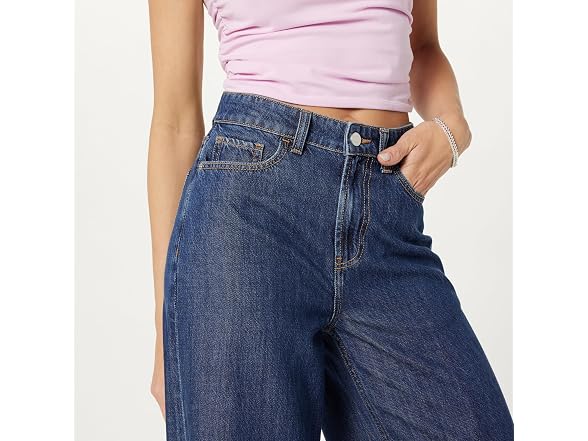 The Drop Alba Wide-Leg Relaxed Denim