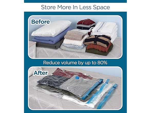 Honey-Can-Do 12-Pack Vinyl Zipper Storage Bags