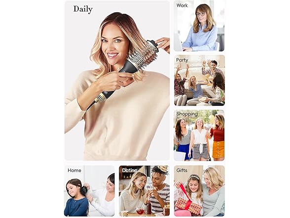 LANDOT Hair Blow Dryer Brush