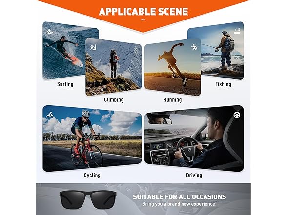 WZERRY Square Polarized Sunglasses Unisex